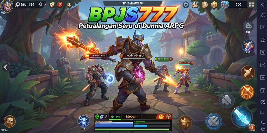 Tangkapan layar gameplay penuh aksi dari BPJS777.