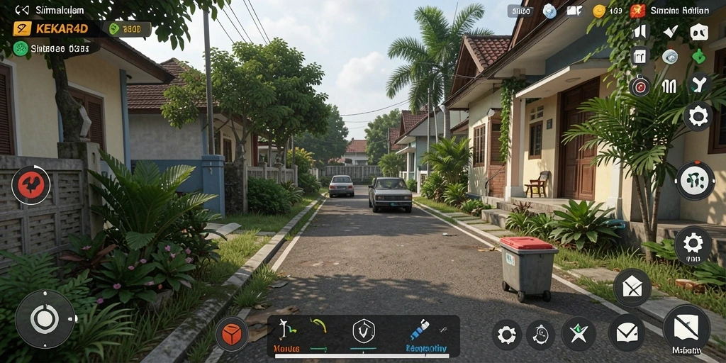 Tampilan gameplay KEKAR4D dengan grafik yang menarik