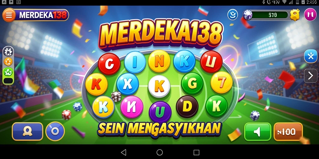 Screenshot gameplay Bingo MERDEKA138 yang menarik dan interaktif.
