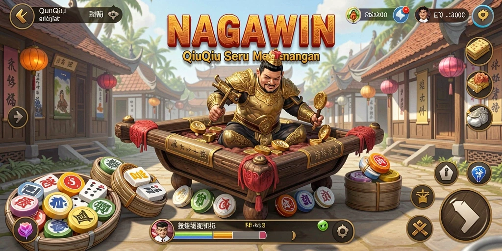 Tampilan gameplay NAGAWIN yang menarik dan seru.