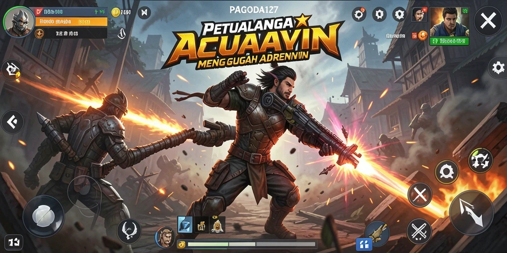 Screenshot menampilkan aksi seru dalam gameplay PAGODA127.