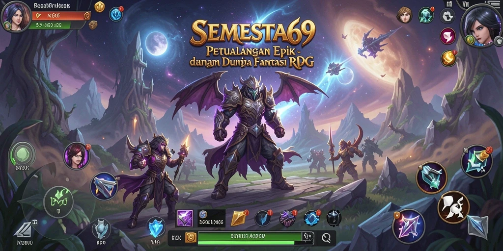 Tampilan gameplay <strong>SEMESTA69</strong> yang menarik dalam dunia RPG yang epik.